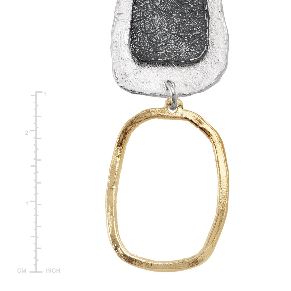 Silpada 'Organza' 3-Tone Drop Earrings