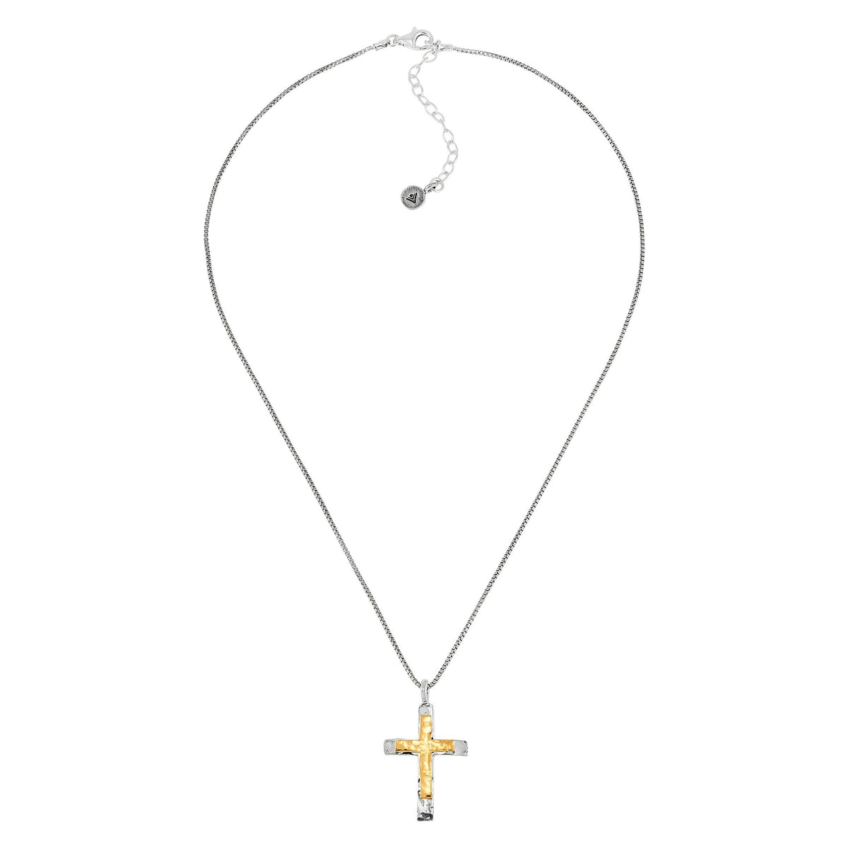Silpada 'Melded Cross' Necklace Pendant in 14K Gold Plated