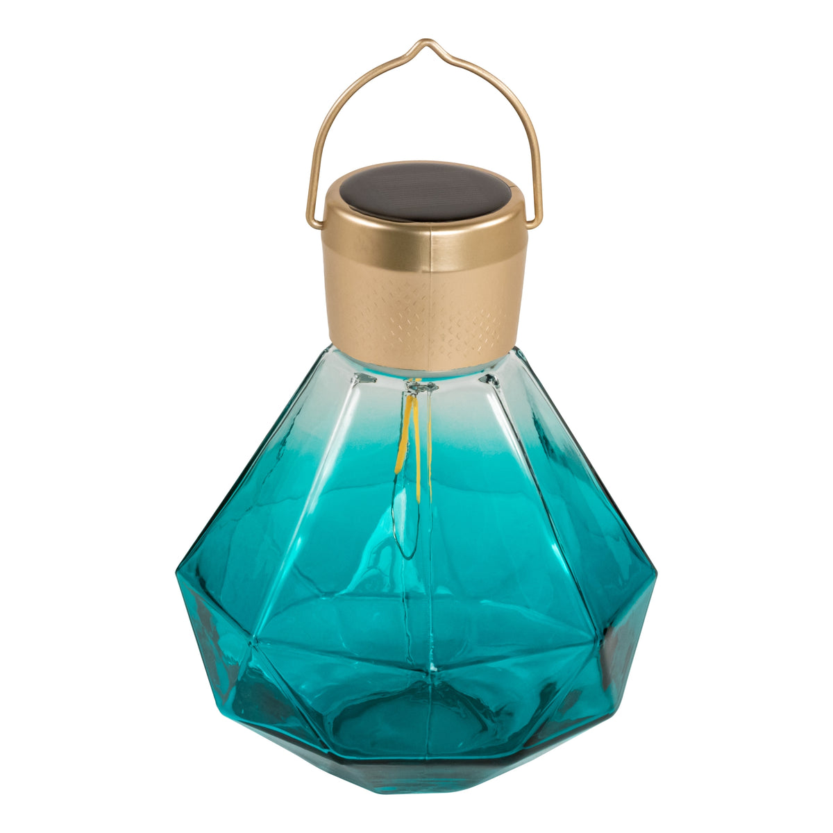 Allsop Solar Glass Gem Light - Emerald
