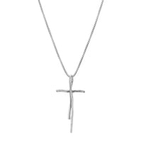 Silpada 'Organic Cross' Pendant Necklace in Sterling Silver