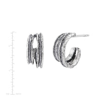 Silpada 'Above & Beyond' Hoop Earrings in Sterling