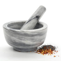 RSVP International Marble Mortar & Pestle - White