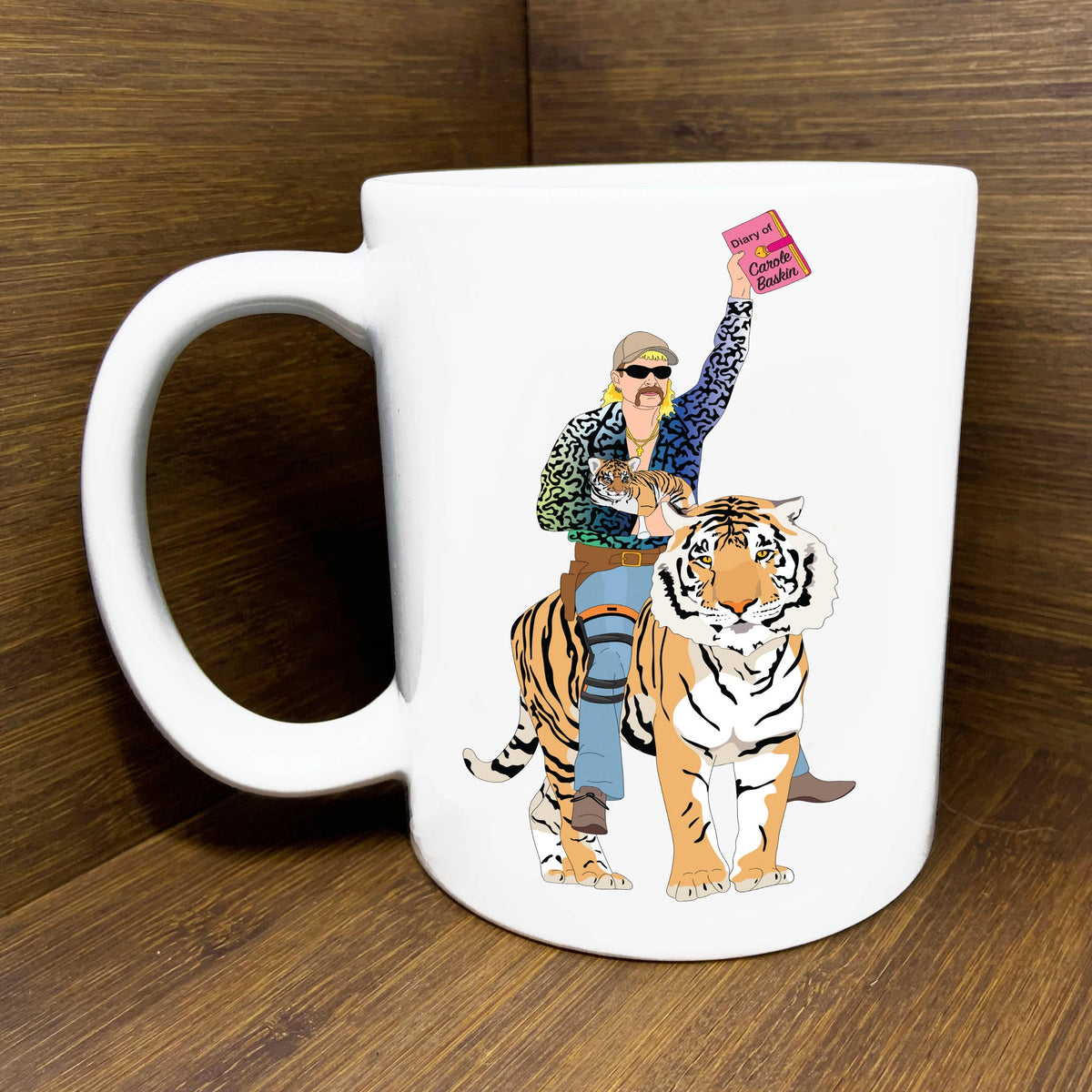 Joe Exotic Tiger King Coffee Mug / Carole Baskin Coffee Mug
