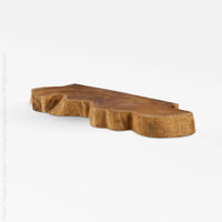 Live Edge Natural Teak Wall Shelf