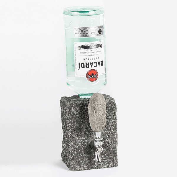 Funky Rock Designs Stone Drink Dispenser with Stand
