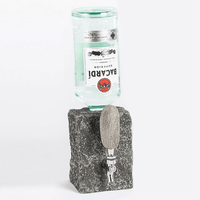 Funky Rock Designs Stone Drink Dispenser with Stand