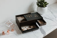 Umbra Stowit Jewelry Box Black / Walnut