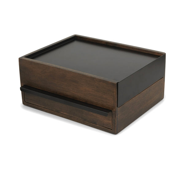 Umbra Stowit Jewelry Box Black / Walnut