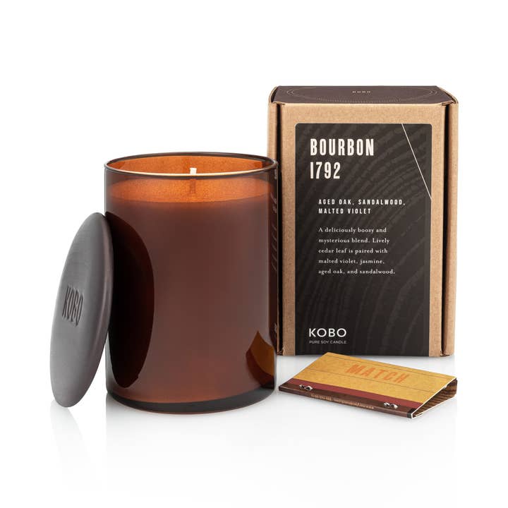 Kobo Pure Soy Bourbon 1792 Candle