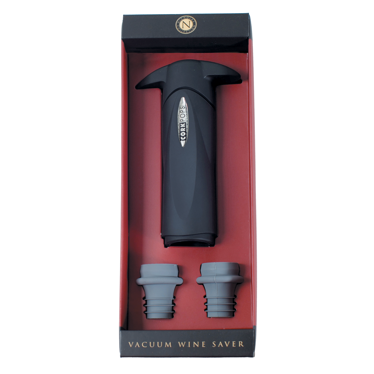 Cork Pops Nicholas Vacumn Saver w/ Two Stoppers