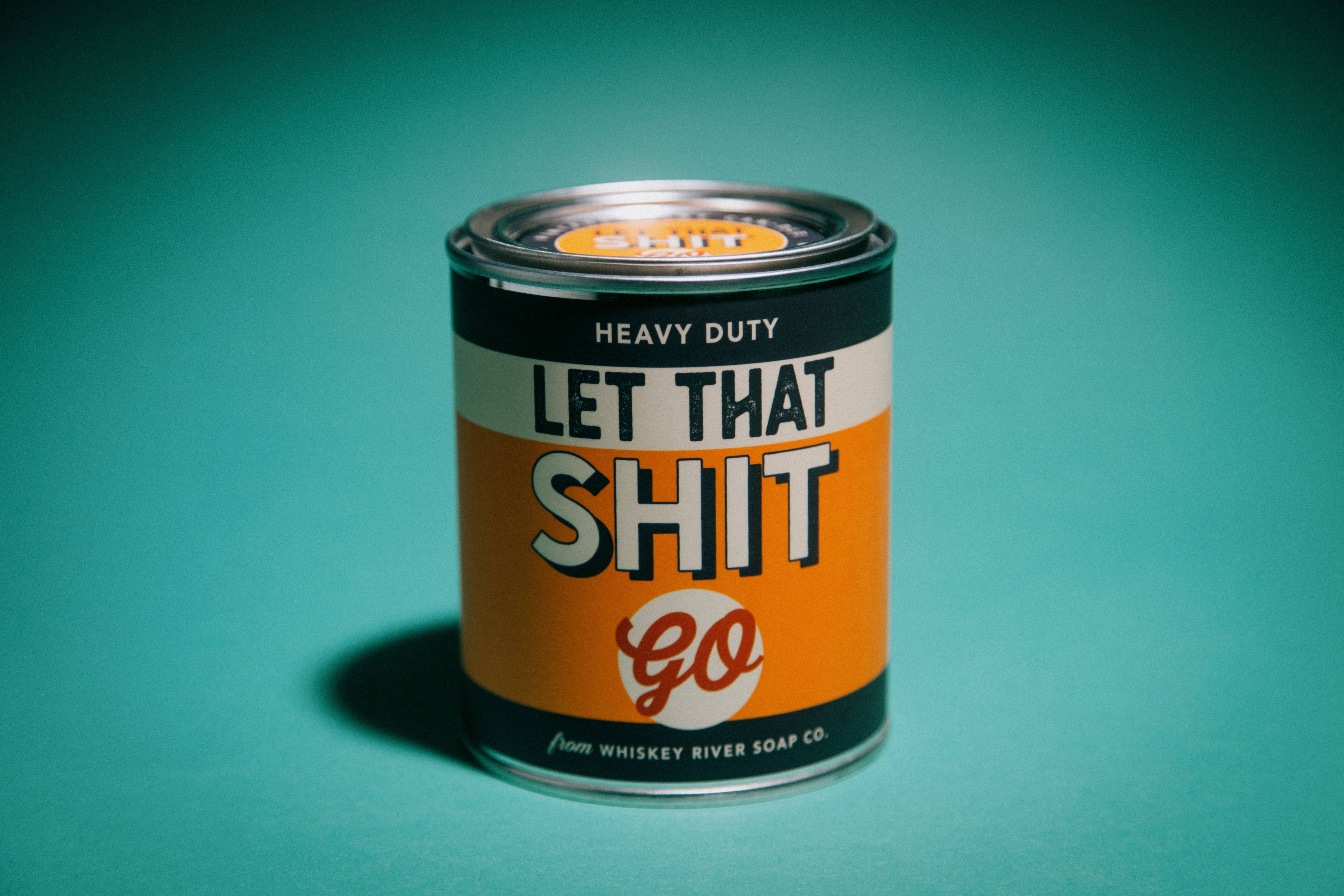 Whiskey River Soap Co. Let That Shit Go Vintage Paint Candle - Thumbnail 3
