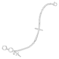 Silpada 'In Good Faith' Cross Bracelet in Sterling Silver