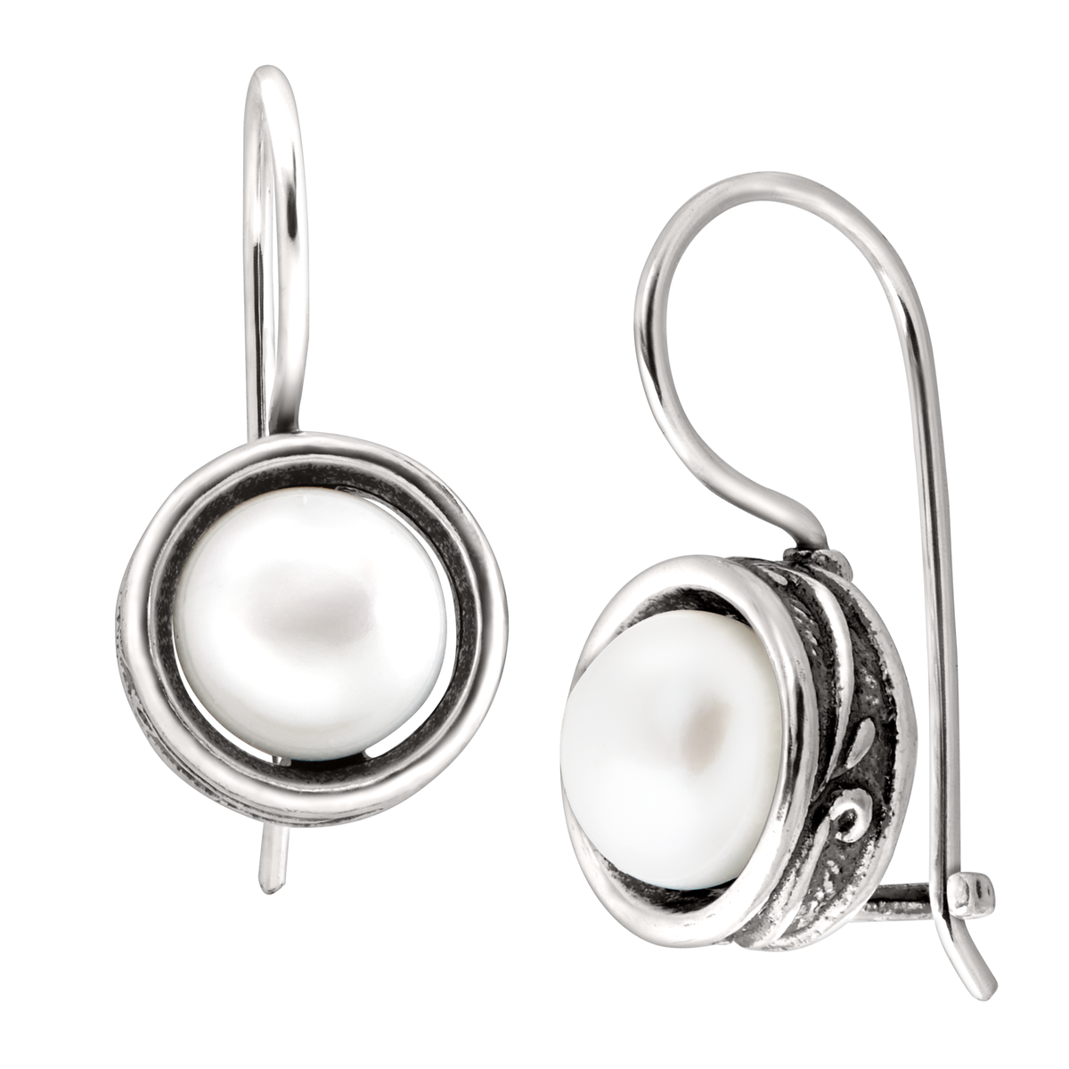 Silpada 'Modern Fairytale' Fresh Water Pearl Drop Earrings in Sterling Silver
