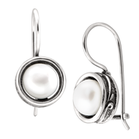 Silpada 'Modern Fairytale' Fresh Water Pearl Drop Earrings in Sterling Silver