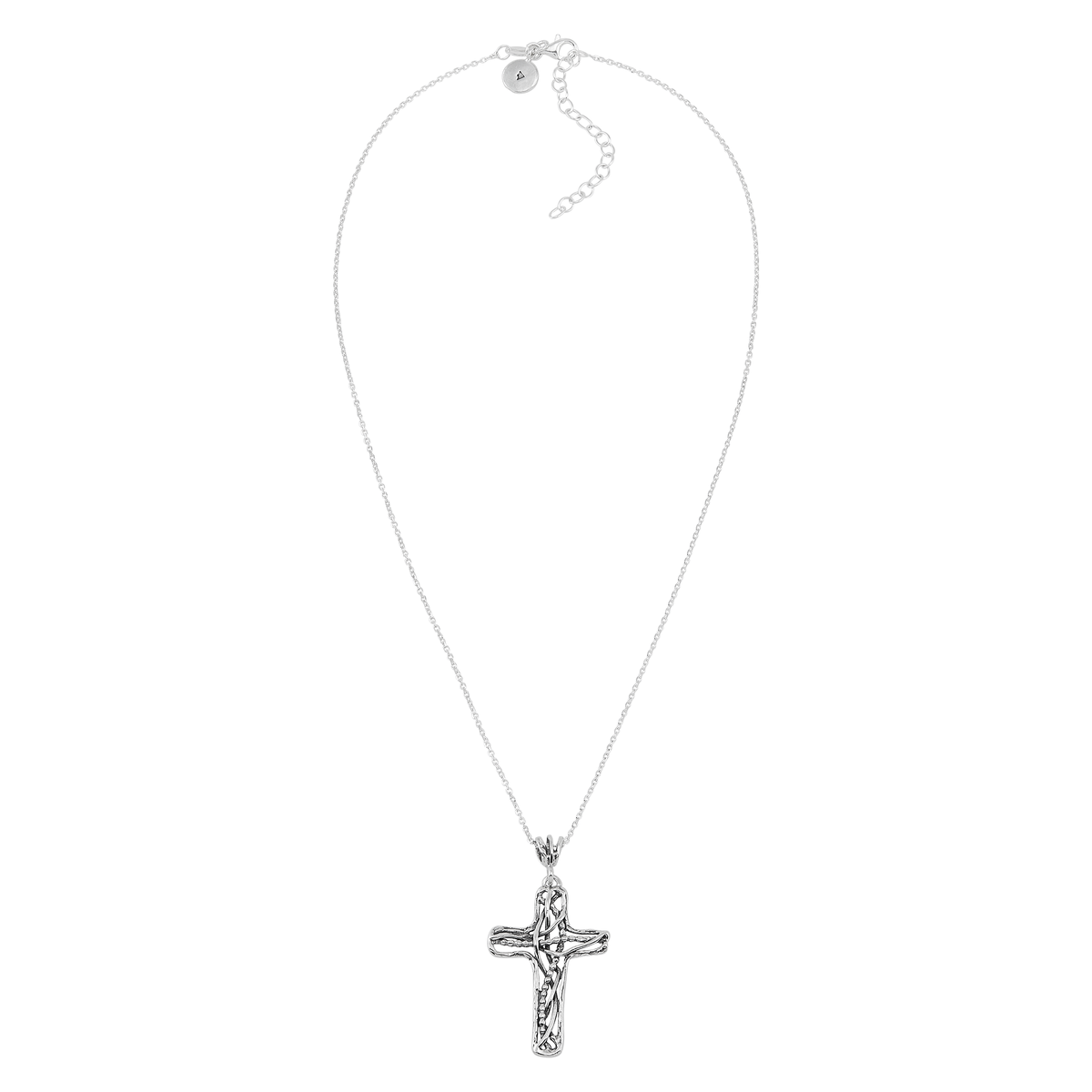 Silpada 'Joyful Devotion' Silver Cross Pendant Necklace - 18"