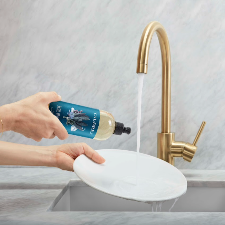 Caldrea Blue Basil Sage Biodegradable Dish Soap - Thumbnail 5