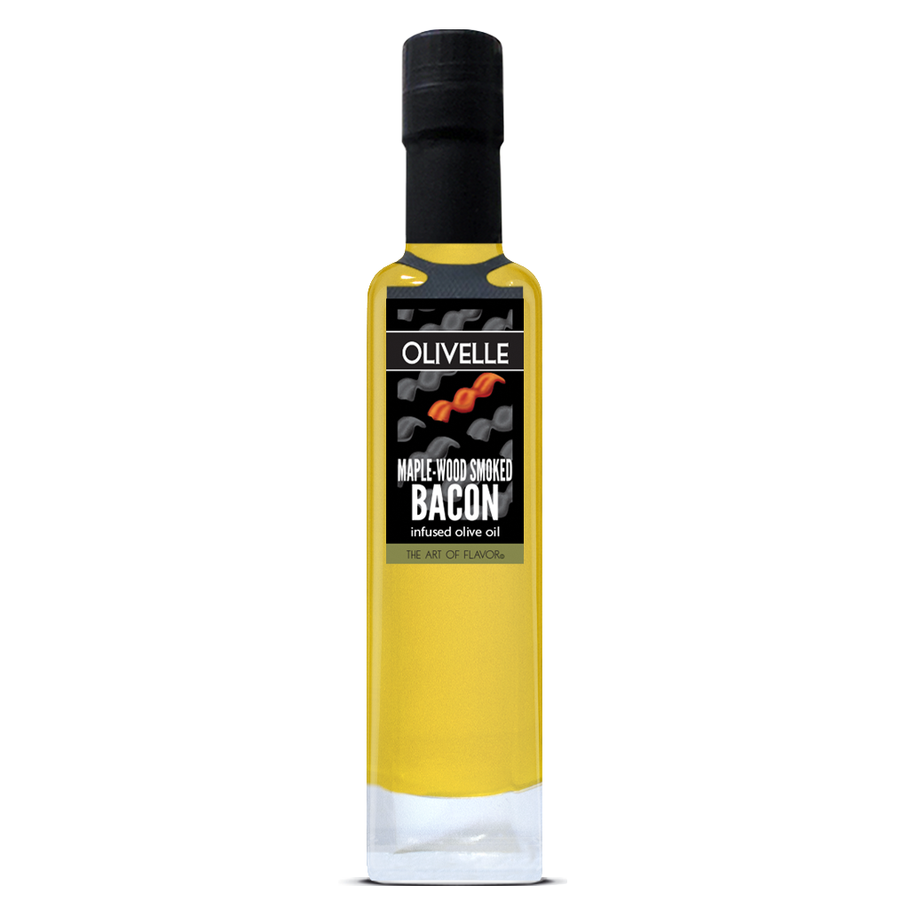 Olivelle Maple Wood Smoked Bacon Infuse Olive Oil 100ml.