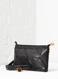 Uppdoo Origami Clutch / Crossbody Bag - Black