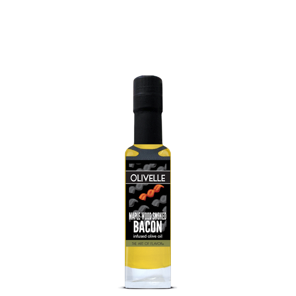Olivelle Maple Wood Smoked Bacon Infuse Olive Oil 100ml.