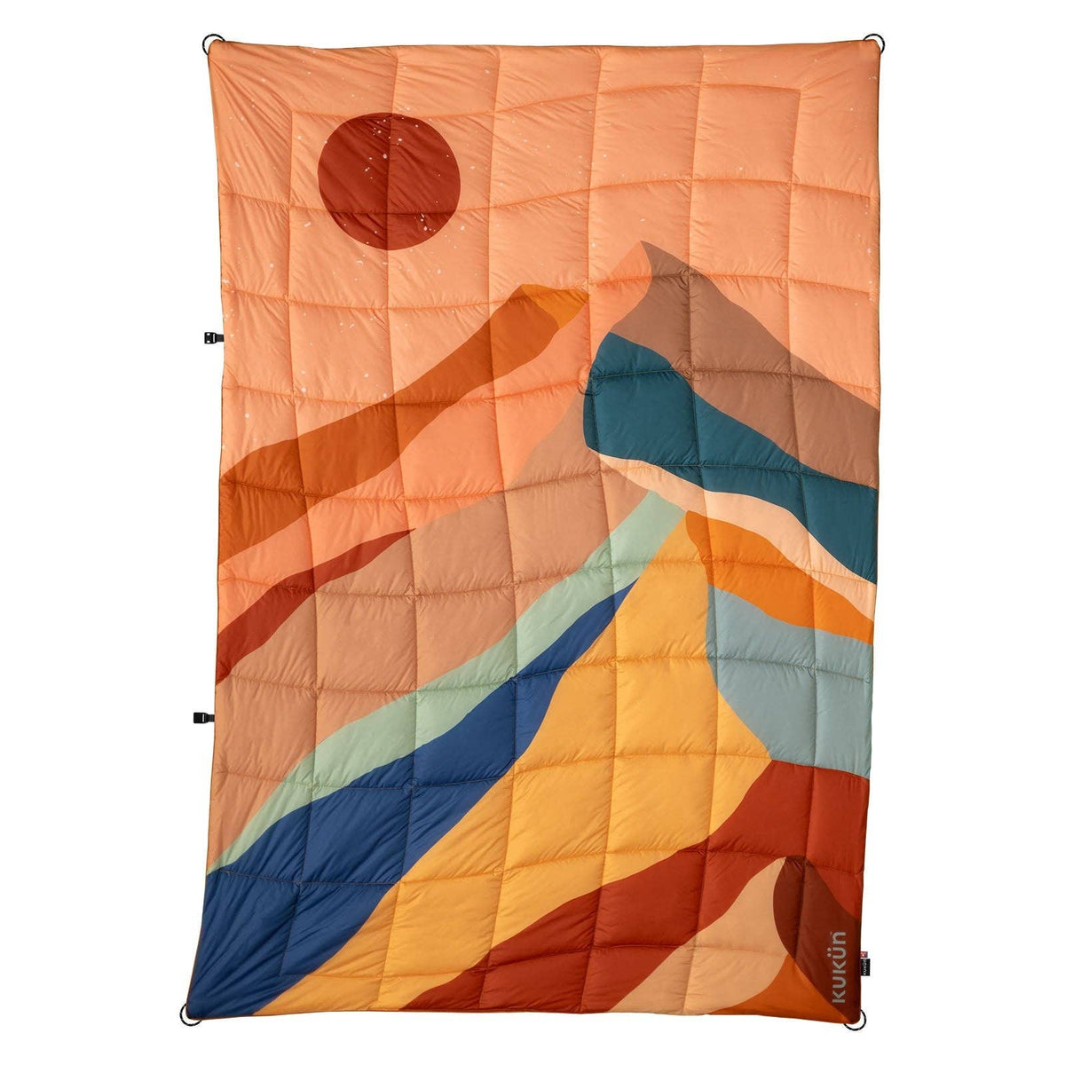 Kukün® D.I.A. Premium Puffy Blanket , Clay Mountain