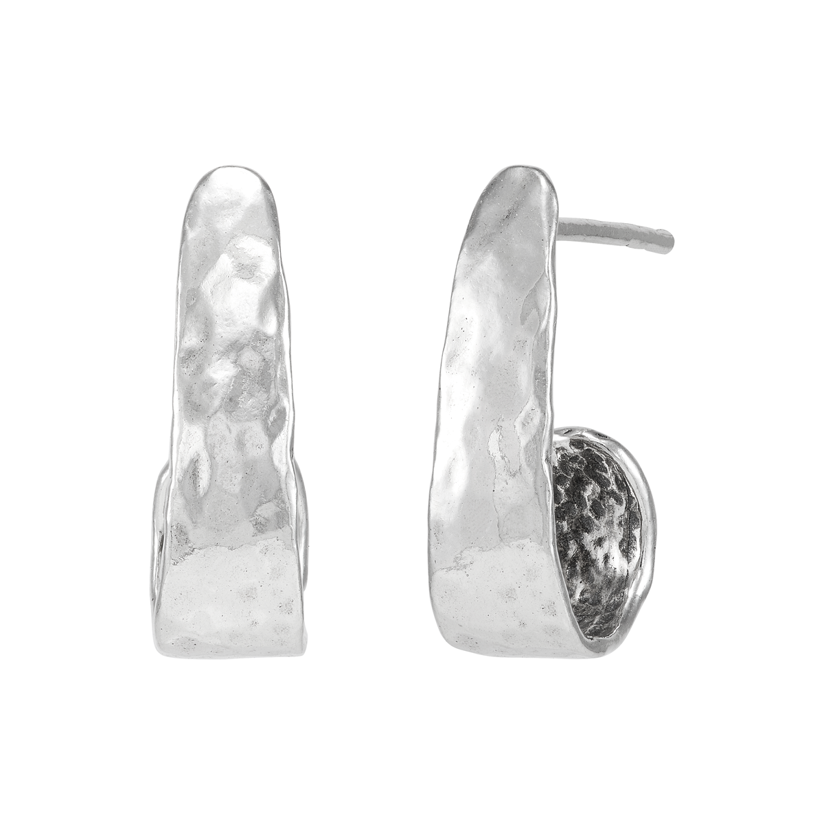 Silpada 'Revitalize' Sterling Silver J-Hoop Earrings