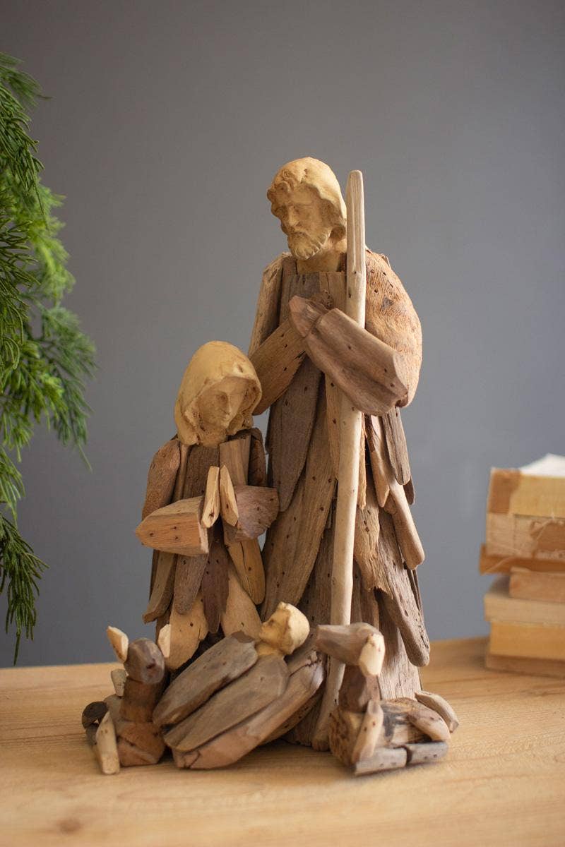 Driftwood Nativity