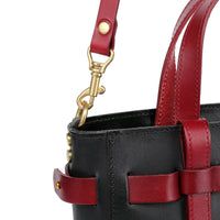 Old Trend Westland Leather Mini Tote Bag - Black