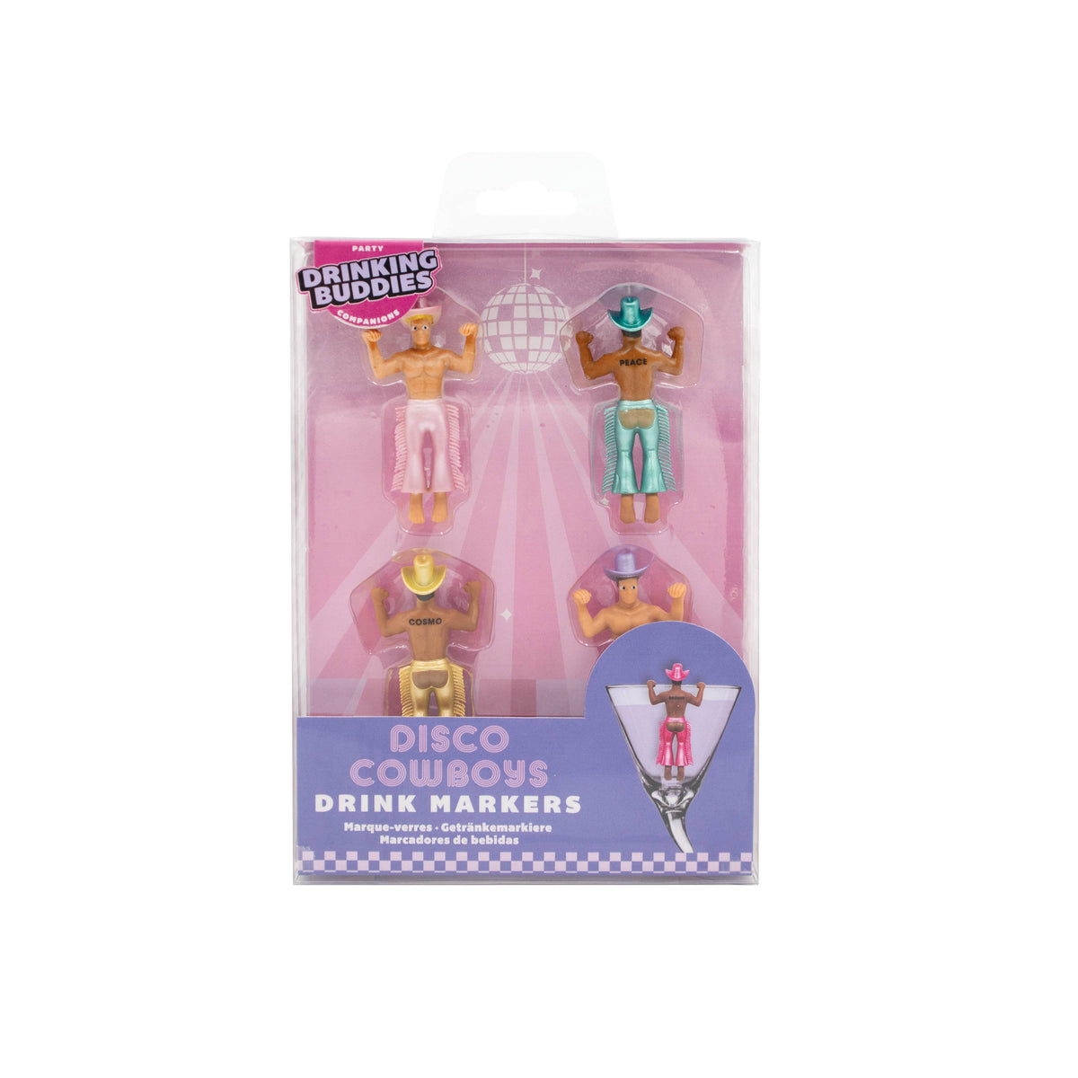 NPW Disco Cowboy Drink Markers - 4 Pack
