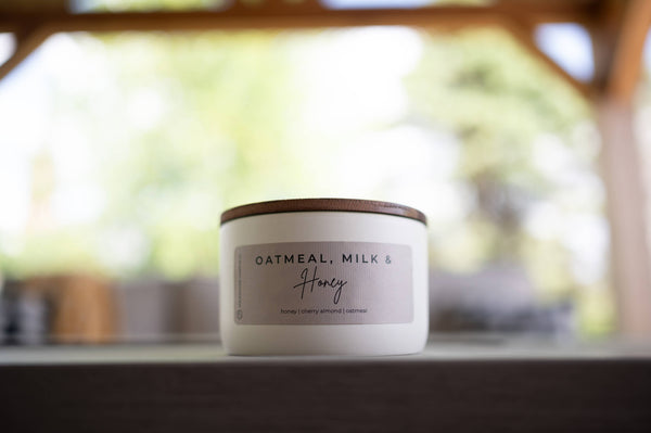Milkhouse Candle Co. Oatmeal, Milk & Honey Signature Statement Candle 10 oz