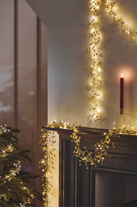 Golden Bells LED String Lights 7ft. /Gold