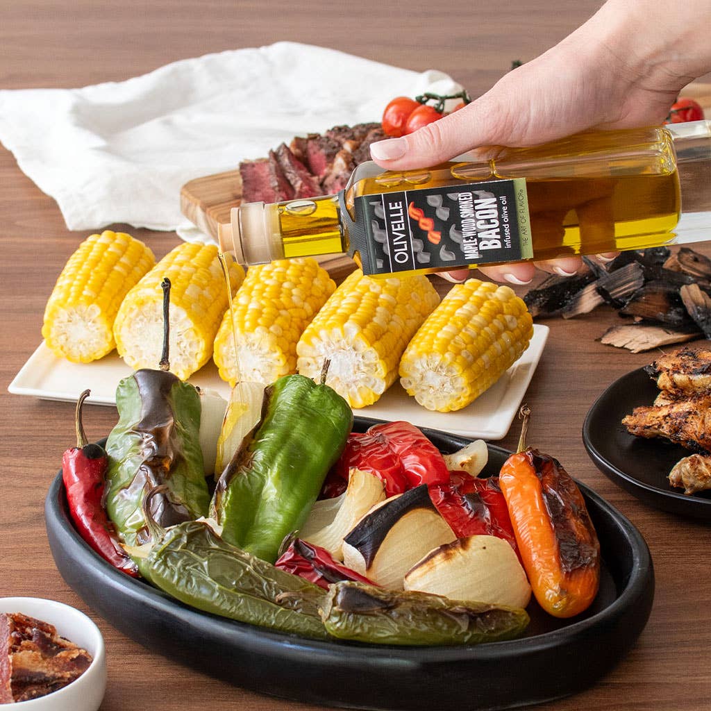 Olivelle Maple Wood Smoked Bacon Infuse Olive Oil 100ml.