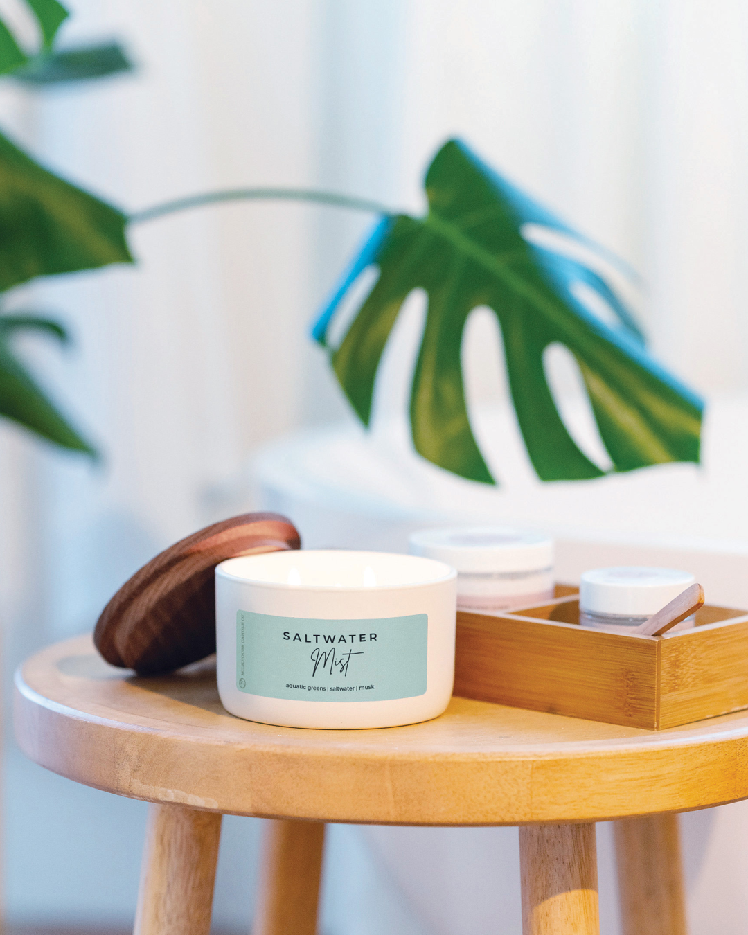 Milkhouse Candle Co. Saltwater Mist Signature Statement Candle 10 oz