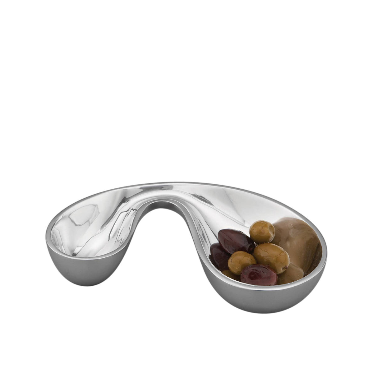 Nambe Morphik Olive Bowl