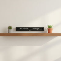 Cloudnola Text Clock Texttime 2.0 Black on Black Flip Clock