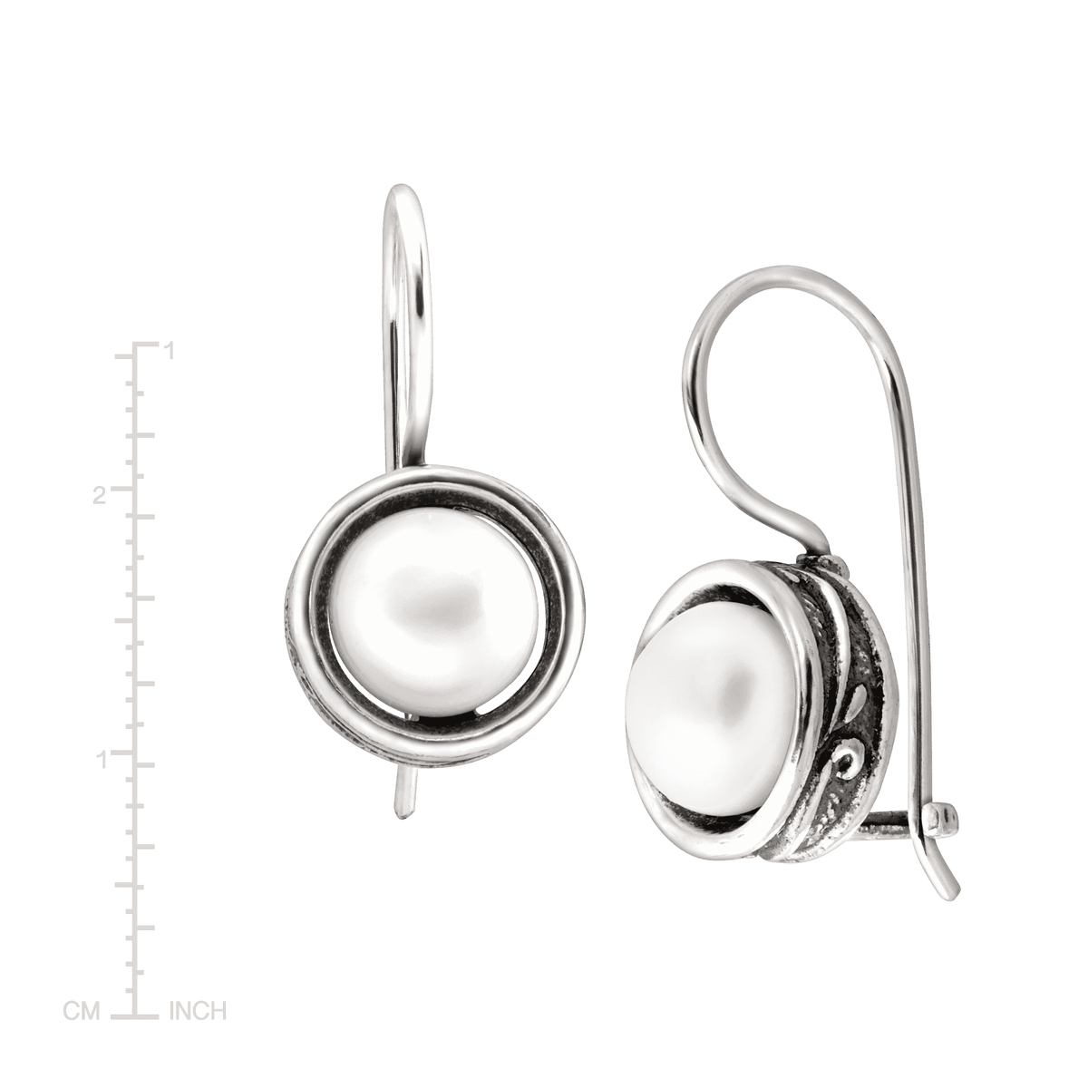 Silpada 'Modern Fairytale' Fresh Water Pearl Drop Earrings in Sterling Silver
