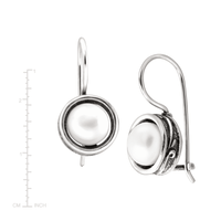 Silpada 'Modern Fairytale' Fresh Water Pearl Drop Earrings in Sterling Silver
