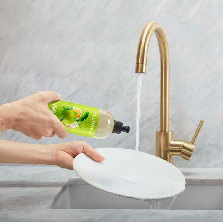 Caldrea Ginger Pomelo Dish Soap with Aloe & Ginger - Thumbnail 5