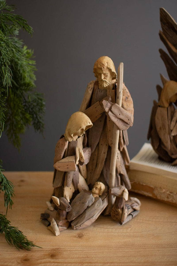 Driftwood Nativity
