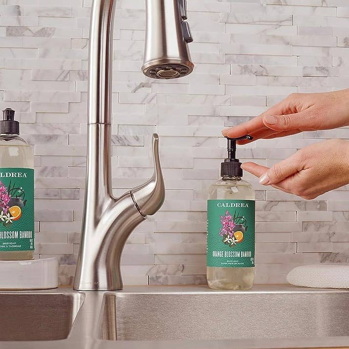 Caldrea Orange Blossom Bamboo Hand Soap with Aloe Vera & Olive Oil