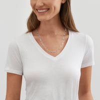 Silpada Favorite Choice Paperclip Necklace, Sterling Silver