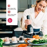 FinaMill Classic Battery - 1 Everyday Pod, 1 Pepper Pod - Midnight Black