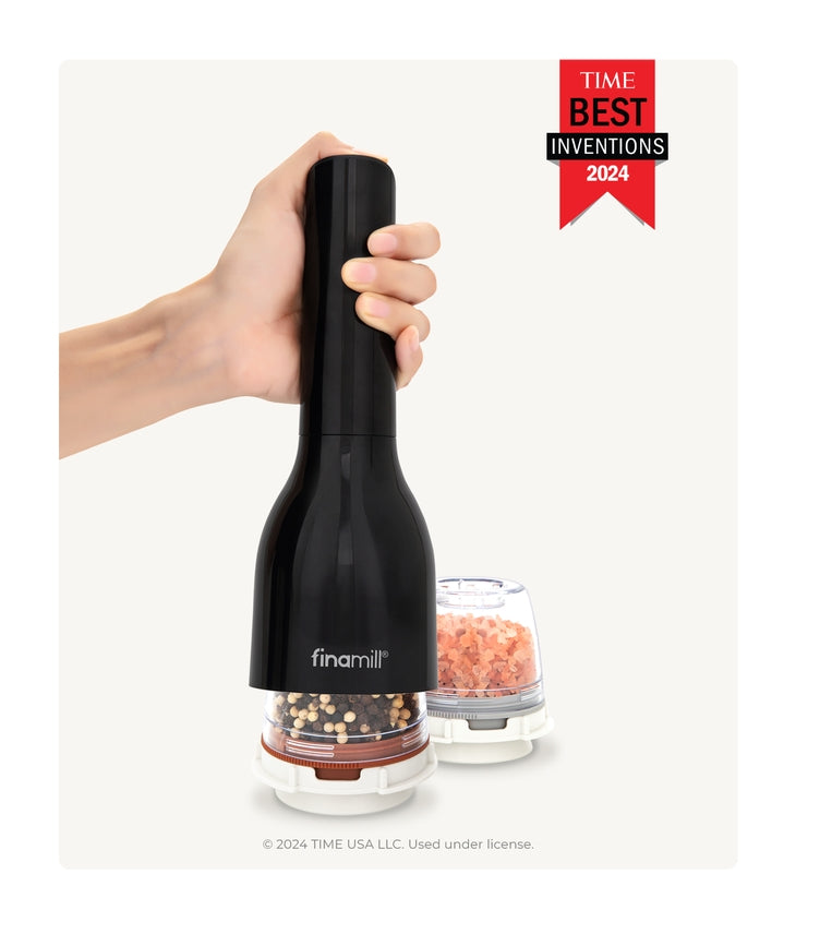 FinaMill Classic Battery - 1 Everyday Pod, 1 Pepper Pod - Midnight Black