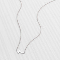 Silpada 'Simplex Cross' Horizontal Cross Necklace in Sterling Silver