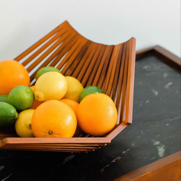 Santiago Wood Fruit Bowl