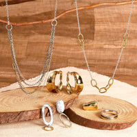 Silpada 'One and the Same' Silver Gold Plating Drop Earrings