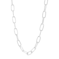 Silpada Favorite Choice Paperclip Necklace, Sterling Silver