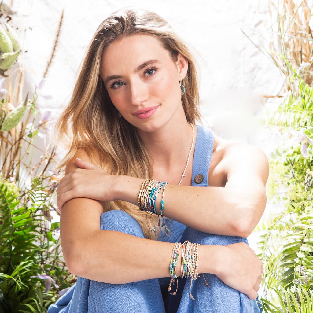 Scout Mixed Media Bracelet - Truth / Lapis / Gold