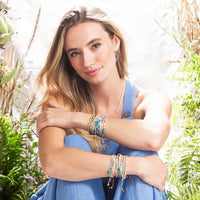 Scout Mixed Media Bracelet - Sky / Turquoise / Silver