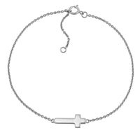 Silpada 'Simplex Cross' Bracelet in Sterling Silver