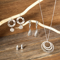 Silpada 'Revitalize' Sterling Silver J-Hoop Earrings